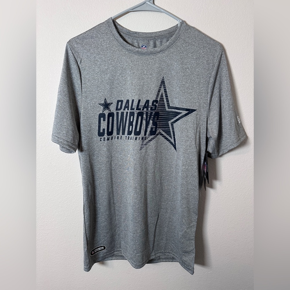 New Era NFL Dallas Cowboys Gray Short Sleeve Tee size small